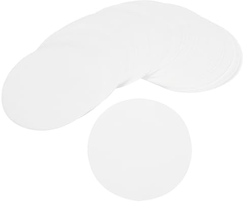 PATIKIL Filtre à Café en Papier Jetable Rond Blanc de 2,52 Pouces de Diamètre Extérieur pour Cafetière Espresso, Café, Bureau, Maison - 200Pcs
