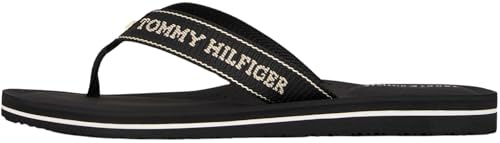 Tommy Hilfiger dam sport medium bröllop sommar sandal FW0FW08856 flip flops, svart (svart), 5, Svart, 38 EU