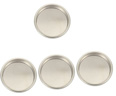 ABOOFAN 4 Pezzi Filtro per caffè da 58 mm caffettiera macchine da caffe professionali macchina per caffè espresso filtri tazza vaschetta di controlavaggio sostitutiva disco cieco Silver