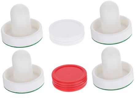 Toddmomy 2sätze Airhockey-Pucks Aus Kunststoff Ersatz-Pucks Für Mini-airhockeytische Rundpucks Als Spielzubehör Für Eishockeyspiele