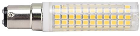 Saluaqui Lámpara LED tipo maíz BA15D de 1500 lm, regulable y eficiente energéticamente, ideal para lámparas de araña y de pared, 136 LED, voltaje 220 V, luz blanca fría, protección ocular