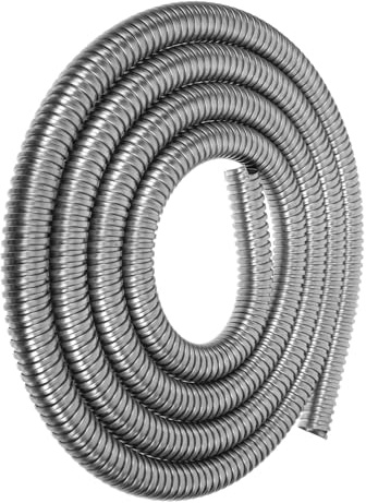 OKUMEYR Tuyau Métallique Fileté en Acier Inoxydable pour Gaine de Câble Protection Flexible pour Câbles Électriques Adapté aux Environnements Industriels