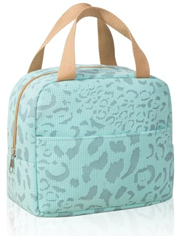 KASESSS Bolsa Termica Porta Alimentos, Bolsa Comida Trabajo, Lunch Bag Portátil, Bolsa Almuerzo para Mujer Hombre, Bolsa Porta Alimentos Trabajo para Escuela Oficina Viajes Pícnic (Azul)