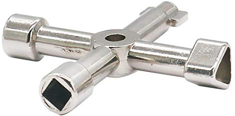 ciciglow Chiave Incrociata di Elaborazione Fine, Strumento di Trasporto Facile per le Porte della Cassetta degli Attrezzi, Appendi L'anello (Come mostrato #85)