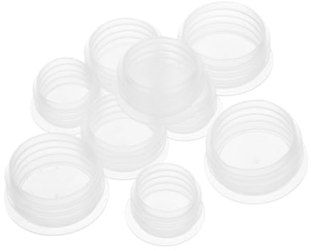 Toyvian Bouchons De Bouteilles En Plastique Résistants 14mm-20mm Plastique Étanche Protection Anti-poussière Pour Bocaux Cuisine Conservation 150 Pièces Usage Maison Et Camping