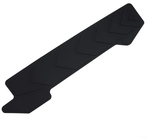 Protector de cadena de gel de silicona para bicicleta para protección del marco de la bicicleta contra el desgaste, resistente a las rocas, 220 mm de largo, 53 mm de ancho, 2 mm de grosor (2 unidades)