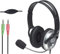 Manhattan Classic Stereo Headset (Flexibles Mikrofon aus Edelstahl und integrierte Lautstärkeregelung) schwarz
