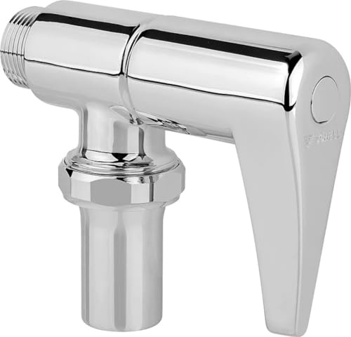 Schell WC-Spülventil Schellomat mit Hebel-Oberteil, Gehäuse aus Zink Druckguss, 3/4Zoll, Durchmesser 26 mm, 1 Stück, verchromt, SCH027020699