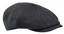 Stetson Hatteras Wool/Cashmere Schirmmütze mit Ohrenklappen aus Wolle - Schwarz (1) - 58 cm