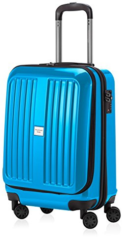 HAUPTSTADTKOFFER X-Berg, Equipaje de Mano Dura Carro Maleta, 55 cm, 42 litros, TSA, Cian