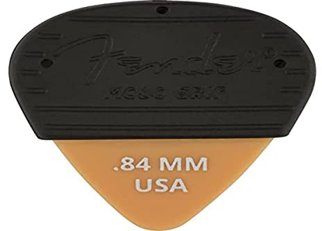 Fender® »MOJO GRIP PICKS - 3 PACK - DURA-TONE DELRIN 351 - .84MM« 3er Pack Plektren für Gitarre - Stärke: .84mm - Farbe: Butterscotch Blonde