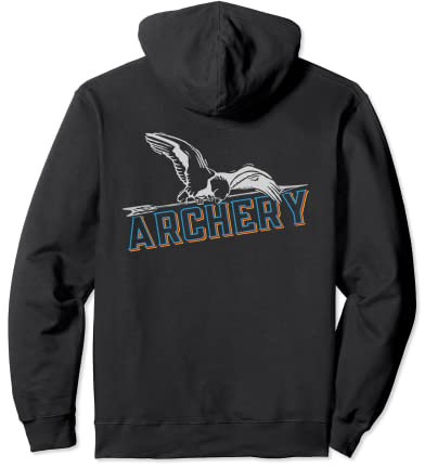 Sportpfeil für Bogenschießen sportliche Kleidung, Bogensport Pullover Hoodie