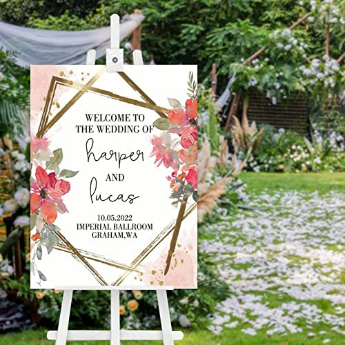 Letrero de bienvenida de madera personalizado para boda, cartel de bienvenida a nuestra boda, póster de bienvenida para novia, novio, matrimonio, recepción, amor, decoración personalizada, ensayo