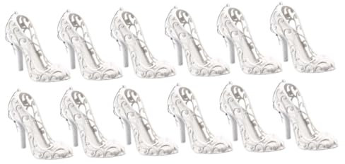 FONDOTIN Weihnachtsdekoration Party-zubehör 12 Stück High Heel-Schuhe Hängende Ornamente Für Hochzeit