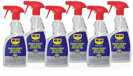 WD-40 Specialist Fahrrad Reiniger 6x500ml – Universeller Bike Cleaner für die Entfernung von Schmutz, Öl und Fett auf Fahrrädern und anderen Oberflächen, für gründliche Pflege aller Fahrradtypen