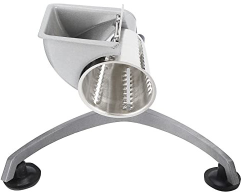Food Shredder, 5 Stainless Steel Blade Vegetable Cutter Grater, Dishwasher Safe, 360 Degree Rotation, Large Capacity, Efficient Kitchen Tool, Aluminium Alloy Construction