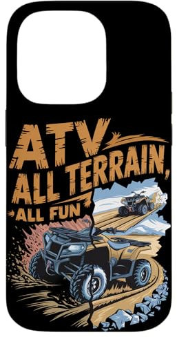 VTT tout terrain, tout amusant Coque pour iPhone 14 Pro