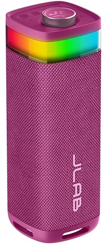 JLab JBuds Party Cassa Bluetooth Portatile - 12+ ore, Verde Lime | Altoparlante Wireless da 30W per Esterni e Viaggi con Luci RGB e Audio Potente, Resistente all'Acqua IP56
