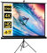 HOMCOM Pantalla de proyección con trípode de altura ajustable, 213,36 cm, relación de 4:3, pantalla 4K HD para cine en casa, ver películas en interiores y exteriores