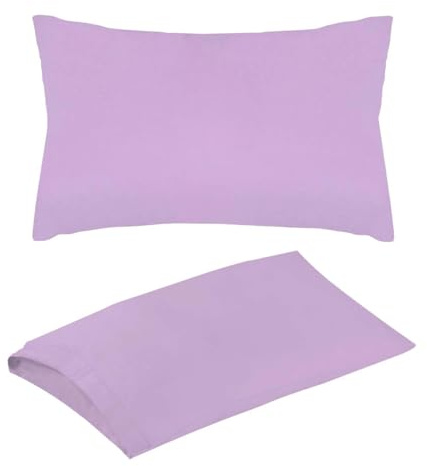 Mini cuscino,Cuscino da Viaggio Ultra Comodo,28*17cm piccolo cuscino,Mini cuscino da viaggio,lavabile in lavatrice,Adatto a bambini dai 3 ai 6 anni, supporto per il collo dell'adulto (Viola Chiaro)