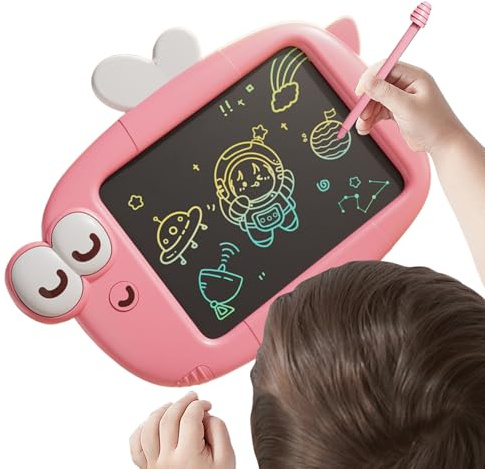 LCD-skrivplatta - raderbar ritplatta för barn | Återanvändbar whiteboard pedagogisk leksak för skrivning och ritning hemma och skola