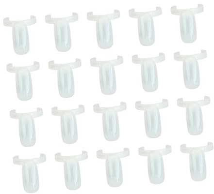 Planches à Clous 150 Pièces en Plastique Blanc pour Nail Art | Anneau de Présentation, Usage Salon Professionnel, Panneau D’affichage pour Vernis Coloré