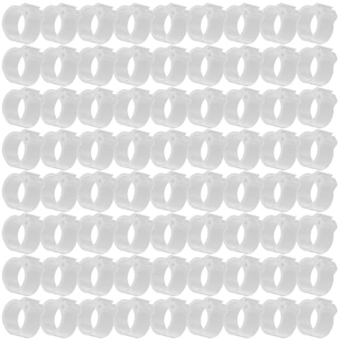 TOYANDONA 100pièces Bagues pour Pigeons Anneaux de Patte pour Oiseaux de Compagnie Accessoires pour Pigeons Identification et Marquage