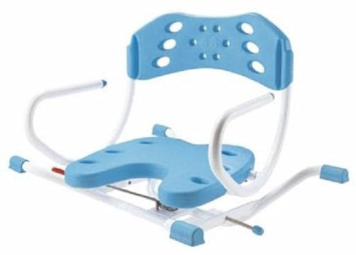 ARUBA Badewannen-Drehsitz m. Lehne, weiß(Bischoff&Bischoff), Badehilfen