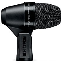 Shure PGA56 Dynamic Microphone - with Cardioid Pick-up Pattern,Swivel-Mount Dynamic Snare/Tom Microphone with AP56DM Drum Mount, No Cable (PGA56-LC)