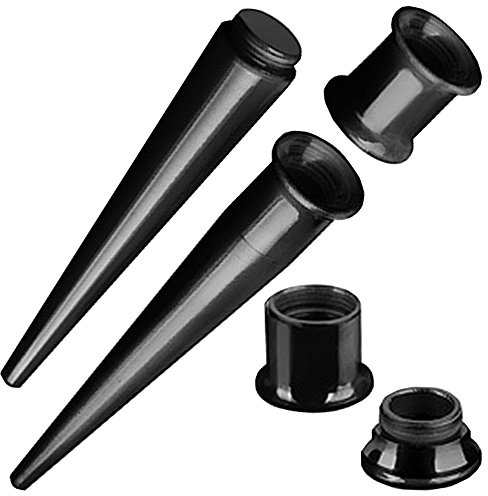 Piercingfaktor Piercing Ohrpiercing 2 in 1 Set Dehnstab Dehnungsstab Expander Flesh Tunnel