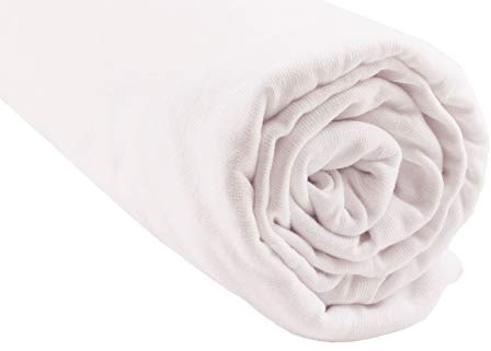 Spannbettlaken, 90 x 140 cm, 100% Bio-Baumwolle, Kinderbett | weiß | weich & rutschfest | dehnbar & atmungsaktiv | gesunder Schlaf | Marke Easy Dort | Öko-Tex Zertifiziert