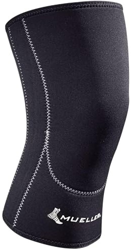 Mueller Kniebandage Patella geschlossen, groß, Schwarz