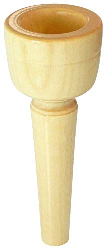 Lechgold MUA23 Mundstück für Alphorn 23 mm (aus Ahorn, Kesselweite: 23 mm, Kesseltiefe: 25 mm, Durchgangsbohrung: 5,5 mm)
