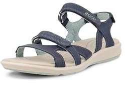 ECCO Cruise Iii, Sandali con Cinturino alla Caviglia, Donna, Blu (Marine/Ice Flower 54668), 38 EU
