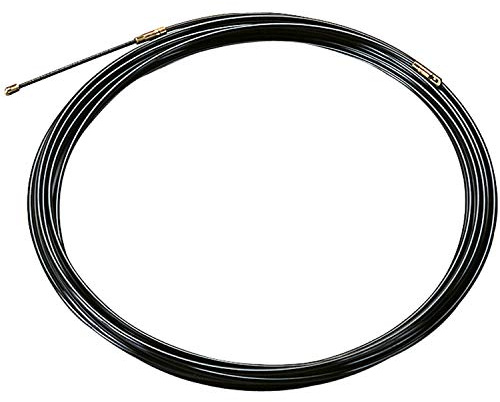 SONDA TIRAFILI PASSACAVI MT. 5 DIAMETRO MM. 4 FLESSIBILE SONDE ELETTRICHE NERA