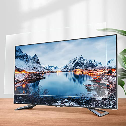 WLWLEO 32 pollici TV antiriflesso salvaschermo Pellicola, 55 pollici Monitor anti luce blu Filtro, ultra trasparente protezione occhi Pellicola Compatibile con Sharp/Sony/Hisense,32 inch/698×392mm