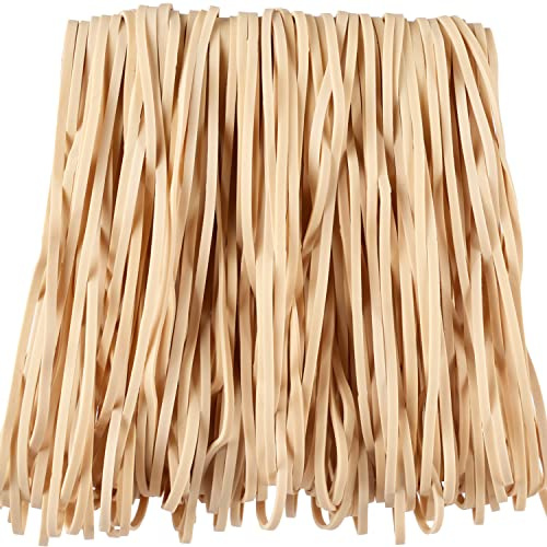 AMUU Rubber Bands Trash Cans Large 120 Pack Size #117B big Elastic Bands for Office Supplies Trash Cans File Folders Litter Box Large Strong Rubber Bands (7 x 1/8）