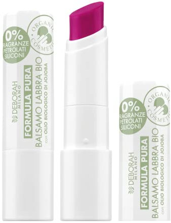 Deborah Milano - Balsamo Labbra Colorato BIO Formula Pura - Mauve n.9 - SPF 10, cruelty free vegana, 100% origine naturale