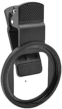 NovelGoal Clip professionale per fotocamera del telefono da 52 mm con obiettivo macro CPL Star Variable ND filtro per tutti gli smartphone filettatura in lega di alluminio (solo clip, foro quadrato)