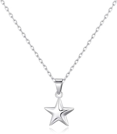 Philip Jones Sterling Silver Star Pendant Necklace