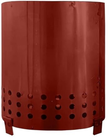DZEB 1PC Tabletop Fire Pit Outdoor Portable Gases Heater Stoves With Stand Stainless Steel Camping Stove Equipments Outdoor (Color : Brick Red)