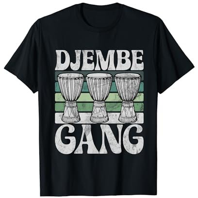 Djembe Instrument Lustiger Spieler Zitat Band T-Shirt