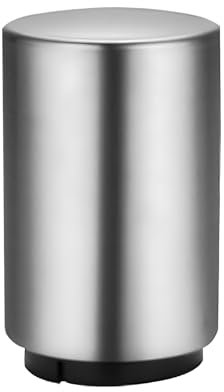 Magnetic Beer Bottle Opener, Stainless Steel Automatic Beverage Bottle Cap Remover, Weak Hands Push Down Bottle Openers, Kitchen Gadgets Accessories for Men, Father's Day Gift (Silver