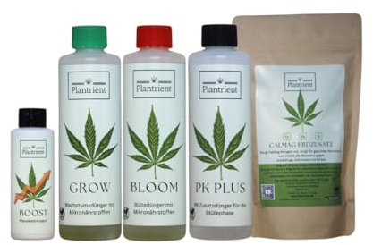 Plantrient Grow Dünger Starterset Erde Hanf Cannabis CalMag Eigenanbau