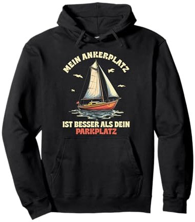 Lustige und witzige Segeln Geschenke Segel Boot Segler Pullover Hoodie