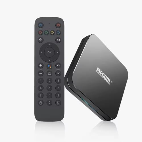 4K Android TV Box with Voice Remote, 4K@60Hz Ultra HD Streaming Media Player, Android 10 OS, 2GB RAM 16GB ROM, Amlogic S905X2 Processor, HDR Support, BT 4.0, USB 3.0, Smart Home Compatible