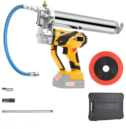 AUORUSI Pompe a Graisse Electrique pour Makita 18 V Batterie,12000 PSI Pompe a Graisse Electrique Haute efficacité,avec Un Tuyau de 50 cm,Pompe a Graisse 6 oz/Min(sans Batterie)