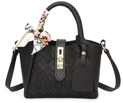 LVCHAO DIY Leder Tasche Machen Kit 1Set DIY Handgemachte Tasche Handtasche Nähen Mit Nähen Handel Tasche Hand Nähen Material Pu Leder Zubehör DIY-Taschenset Mit NäHset(Black Material)