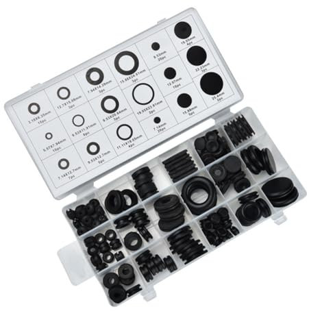 LAPYAPPE 125stück Gummi-o-ring Dichtungsring Set Sortiment Mineralölbeständig Für Auto Schiff Wohnmobil Sanitär Elektrik Möbel Kabelschutz