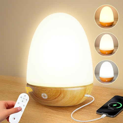 OYADISIIOP Tageslichtlampe, 15000 LUX Lichttherapielampe mit Fernsteuerung, Tageslichtlampen mit Einstellbaren Lichtfarben, Helligkeiten und Timer, LED Simulation von Tageslicht(Helle Holzmaserung)